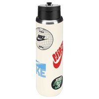 Nike SS Recharge Straw Graphic 24oz / 700ml Stainless Steel Water Bottle