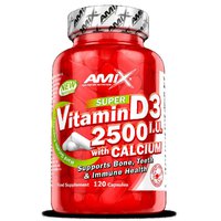 Amix Vitamina D3 2500 Ui Con Calcio 120 Capsulas