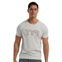 TYR Ultrasoft Lightweight Tri Blend Tech Big Logo Short Sleeve T-Shirt