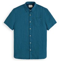 Scotch & soda Short Sleeve Linen Shirt Short Sleeve Shirt