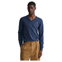 gant-classic-cotton-v-neck-sweater