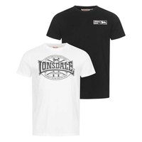 Lonsdale Camiseta De Manga Curta Clonkeen 2 Unidades
