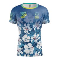 Otso Kortermet T-skjorte Swim Bike Run Flower