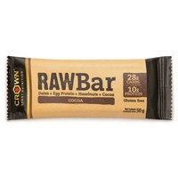 crown-sport-nutrition-raw-50g-cacao---haselnuss-energieriegel-box-12-einheiten