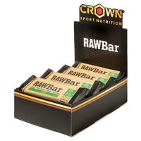 Crown sport nutrition RAW Vegan 50g Apple & Hazelnut Energy Bars Box 12 Units