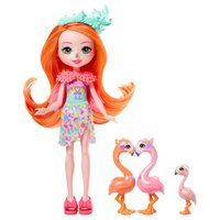 Enchantimals Et La Mini-poupée De La Famille Flamingo Sunshine Island