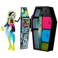 Monster high Med Neon Frights Closet Doll Skulltimate Secrets Frankie Stein