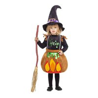 Viving costumes Witch With Flames Girl Costume