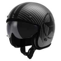LS2 OF601 Bob II Carbon Star open face helmet