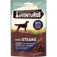 Purina Hundesnack Adventuros Mini Steaks Wild Venison 7x70g 2 Enheter