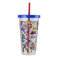 Paladone Super Mario Plastic Cup With Straw 700ml