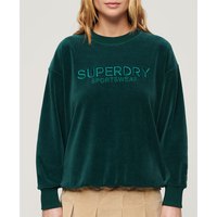 Superdry Suéter Velour Graphic Boxy Crew