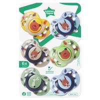 Tommee tippee 6 Units Fun Pacifiers