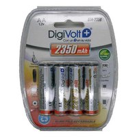 Digivolt Laddningsbart Batteri AA/R6 2350mAh BT4-2350 4 Enheter