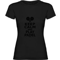 kruskis-keep-calm-and-play-padel-kurzarmeliges-t-shirt