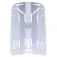 Apeks Back Inox Bagplade