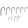 Asari Universal Sandworm 690 barbed spaded hook