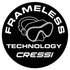 Cressi F1 Frameloos Duikmasker