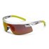 rh+ Lunettes Olympo Triple Fit Shiny Fluoml Red+clear Lens