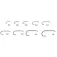 Tiemco TMC100 Dry barbed single eyed hook