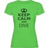 Kruskis Camiseta de manga corta Keep Calm and Dive