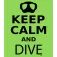 Kruskis Keep Calm and Dive 여성 반팔 티셔츠
