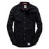 Superdry Laundered Cut Collar Long Sleeve Shirt