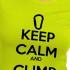 Kruskis Keep Calm And Climb lyhythihainen t-paita