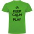 Kruskis Keep Calm And Play Football T-shirt met korte mouwen