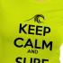 Kruskis Camiseta de manga curta Keep Calm And Surf