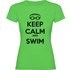 Kruskis Camiseta de manga curta Keep Calm And Swim