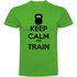 Kruskis Keep Calm And Train kortarmet t-skjorte