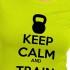 Kruskis Camiseta de manga curta Keep Calm And Train