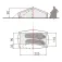 VAUDE Power Lizard Sul 1 2P Tent