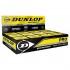 Dunlop Double Yellow Dot Squash Balls-laatikko Pro