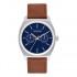 Nixon Time Teller Deluxe Leather Watch