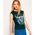 Superdry Savanna Fringe Skull Sleeveless T-Shirt