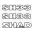 Shad SH33 Stickers 2011
