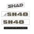 Shad SH48 Stickers