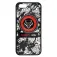 Bestial wolf 2D iPhone 4 Rubber Case