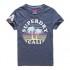 Superdry T-Shirt Manche Courte Calif Sunset Boyfriend