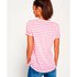 Superdry Essential Sheer Stripe Kurzarm T-Shirt