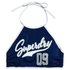 Superdry 90S Varsity Halter Bikini Top