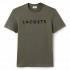 Lacoste Crew Neck Lettering Short Sleeve T-Shirt