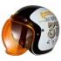 Shiro helmets SH-235 Number 37 Open Face Helmet