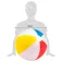 Intex Jogo Paneles Beach Ball