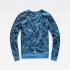 G-Star Sweatshirt Dc Core Ribbed Neck L/S Hodson Ub Deconstructed Aop