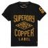 Superdry Copper Label Cafe Race Kurzarm T-Shirt