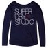 Superdry T-shirt à Manches Longues Studio Drape Back