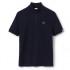 Lacoste Ribbed Collar DH8406 Short Sleeve Polo Shirt